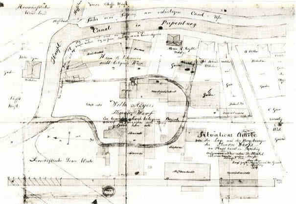 Zeichnung von Rieke & Meyer Gel&auml;nde